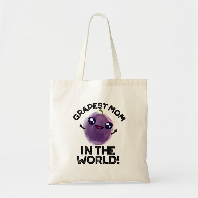 Bolso De Tela La Madre Grapalí En El Mundo De Fruit Funny Pun (Frente)