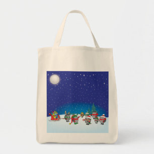 Bolso De Tela La magia de los Navidades de Hedgehog