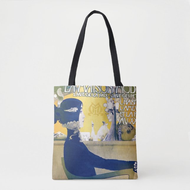 Bolso De Tela La Maison Moderne, c.1902 (Anverso)