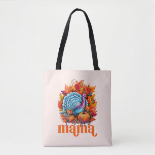 Bolso De Tela La mamá agradecida Turquía y el otoño abandonan el