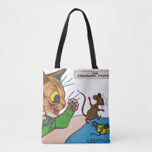 Bolso De Tela La mascota Dreamland, Louis Wain