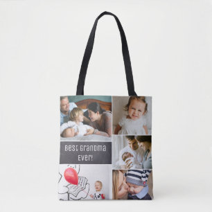 Bolso De Tela La mejor abuela de todos los recuerdos de fotos de
