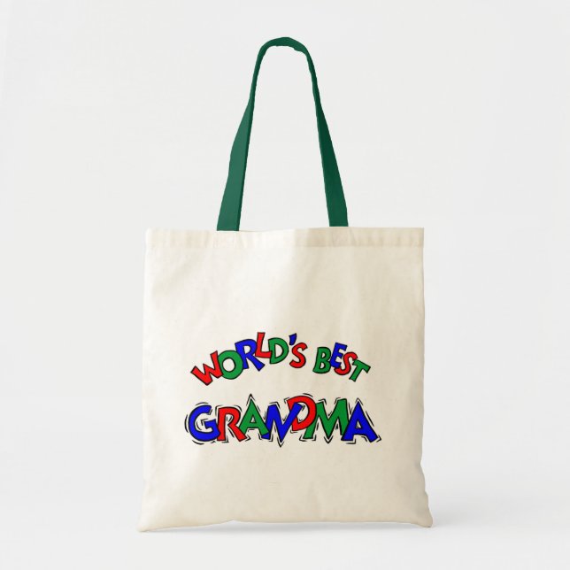 Bolso De Tela La mejor abuela del mundo (Frente)