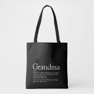 Bolso De Tela La mejor abuela del mundo, la definición de abuela