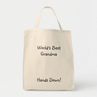 Bolso De Tela ¡La mejor abuela del mundo, manos abajo!