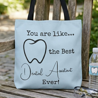 Bolso De Tela La Mejor Asistente Dental de Todos los Tiempos