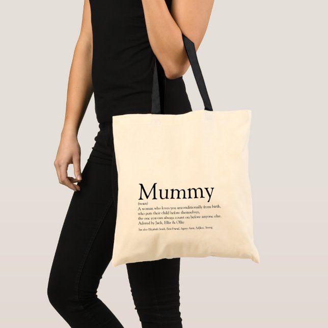 Bolso De Tela La mejor definición de momia del mundo es moderna (Anverso (producto))