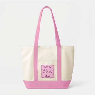 Bolso De Tela La mejor ENFERMERA del mundo CONOCIDO DE ENCARGO