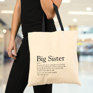 Bolso De Tela La mejor hermana del mundo Definición