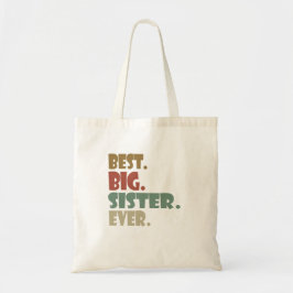 Bolso De Tela La mejor hermana mayor jamás hermana mayor para ni