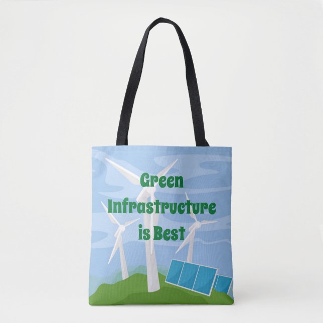 Bolso De Tela La mejor infraestructura verde (Anverso)
