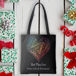 Bolso De Tela La mejor madre de todos los niños nombra el colori