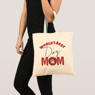 Bolso De Tela La mejor madre del perro del mundo