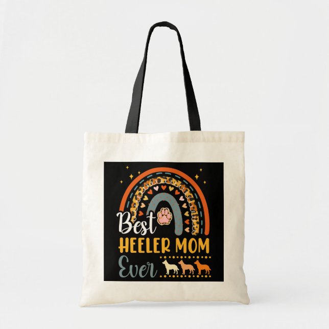 Bolso De Tela La mejor madre heredera del perro ama a las madres (Frente)