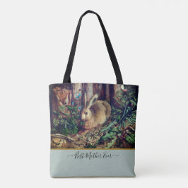 Bolso De Tela ¡La mejor madre! Vintage Rabbit Watercolor