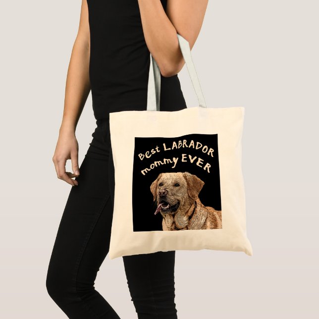 Bolso De Tela La mejor mamá de Labrador (Anverso (producto))