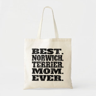Bolso De Tela La mejor mamá de Norwich Terrier nunca