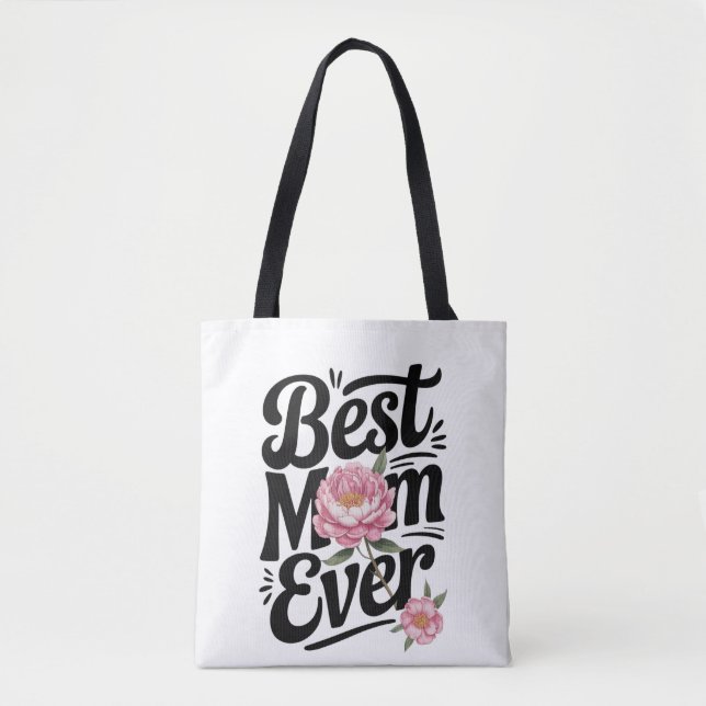 Bolso De Tela "La mejor mamá de todos los tiempos" (Anverso)