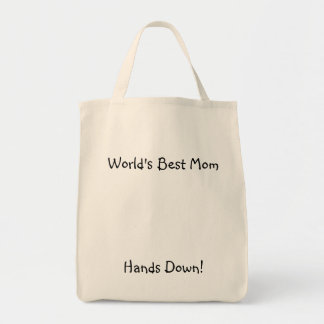 Bolso De Tela ¡La mejor mamá del mundo, manos abajo!