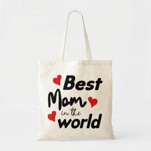 Bolso De Tela La mejor mamá en el Día Mundial de la Madre