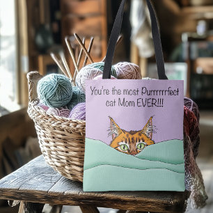 Bolso De Tela ¡La mejor mamá gata! Día de la madre