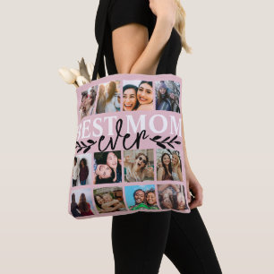 Bolso De Tela La mejor mamá moderna Rubor Pink Tote Bag