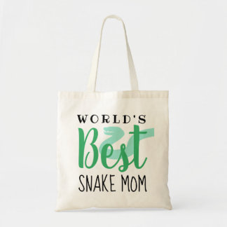 Bolso De Tela La mejor mamá serpiente del mundo - Personalizable