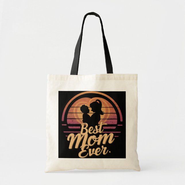 Bolso De Tela La mejor mami del día de la madre (Frente)