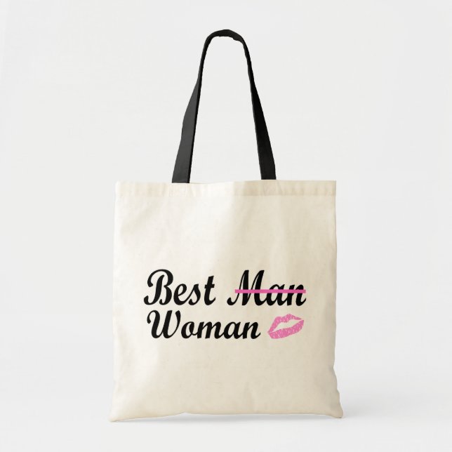 Bolso De Tela La mejor mujer (Frente)