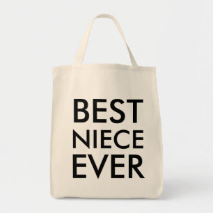 Bolso De Tela La mejor sobrina de la historia Minimalista elegan