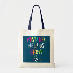 Bolso De Tela La mentalidad del crecimiento es positiva para el