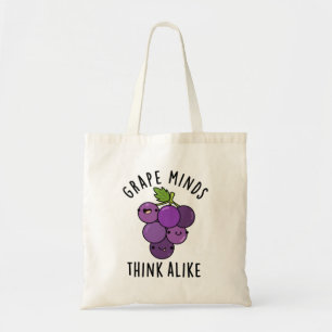 Bolso De Tela La mente de la uva piensa que es como un divertido
