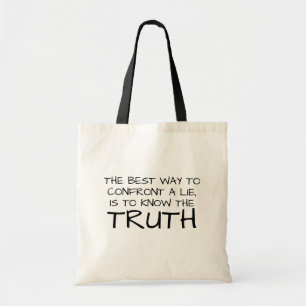 Bolso De Tela La Mentira & La VERDAD