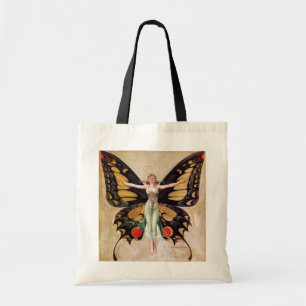 Bolso De Tela La metamorfosis de la chica flapper a mariposa 192