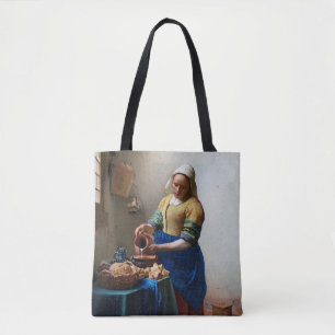 Bolso De Tela La Milkmaid, Johannes Vermeer, 1657-1658