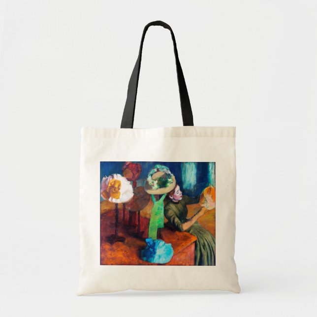 Bolso De Tela La Millinery Shop, Edgar Degas (Frente)