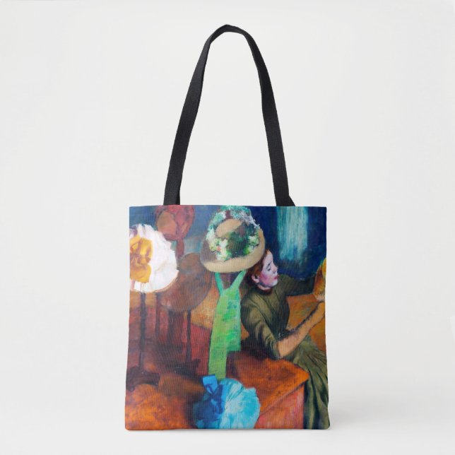 Bolso De Tela La Millinery Shop, Edgar Degas (Anverso)