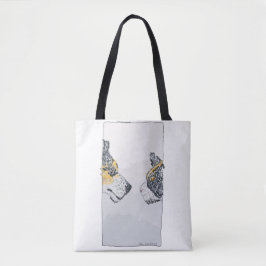 Bolso De Tela La Mirada Fija