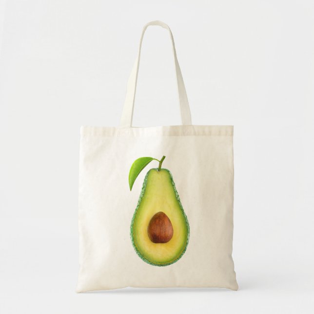 Bolso De Tela La mitad del aguacate (Frente)