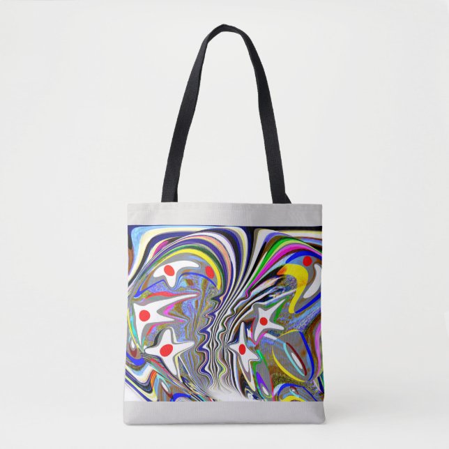Bolso De Tela La moda divertida forma el arte (Anverso)
