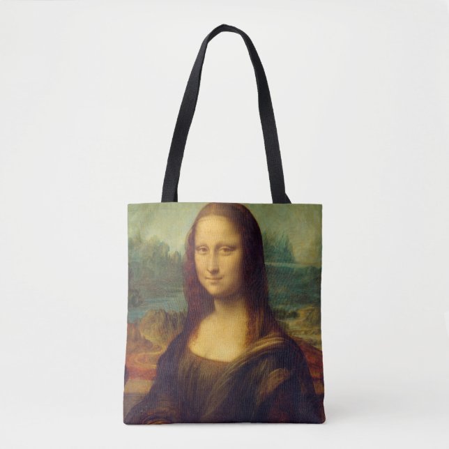 Bolso De Tela La Mona Lisa (Anverso)