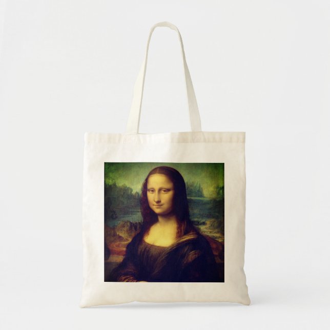 Bolso De Tela La Mona Lisa de Leonardo da Vinci (Frente)