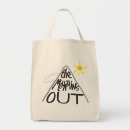 Bolso De Tela La montaña está fuera - ¡Elige tu color!