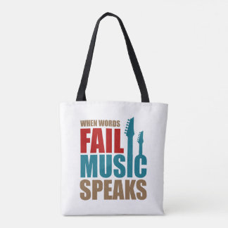 Bolso De Tela La música habla Typo