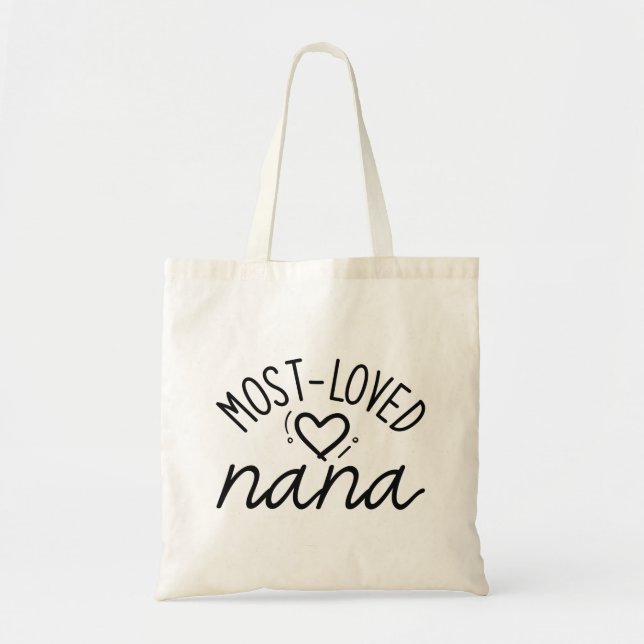 Bolso De Tela La Nana más querida (Frente)