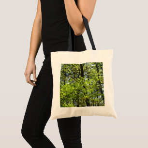 Bolso De Tela La naturaleza de las hojas de arce de primavera