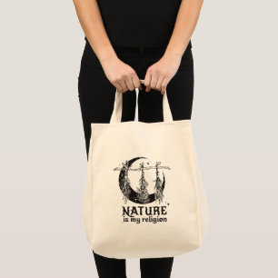 Bolso De Tela La naturaleza es mi religión