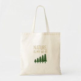 Bolso De Tela La naturaleza es mi WiFi Premium