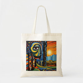 Bolso De Tela La naturaleza mostrando su tristeza