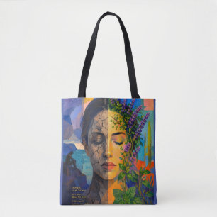 Bolso De Tela La naturaleza repara lo que se rompe: un retrato d
